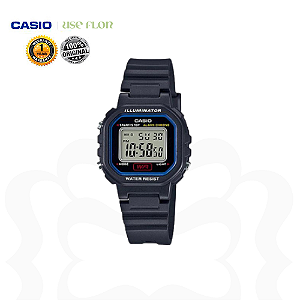 Relógio Casio Preto com Azul LA-20WH-1C