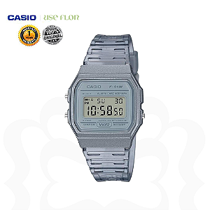 Relógio Casio Vintage Fumê F-91WS-8DF