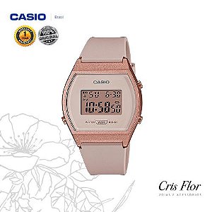 Relógio Casio Digital Rose LW-204-4ADF