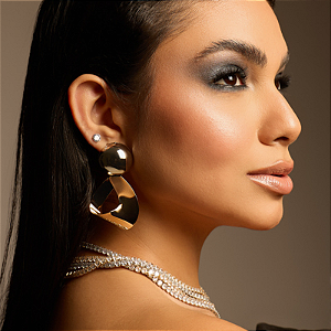 Brinco Banhado Meia Bola Maxi Liso