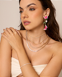 Colar Riviera Cravação Italiana