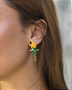 Brinco Arara Canarinho