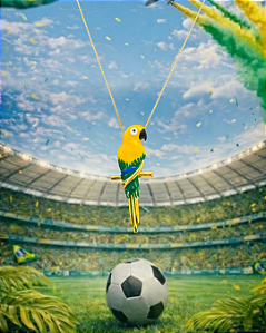 Colar Arara Canarinho