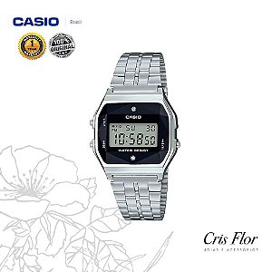 Relógio Casio Diamond Prata A159WAD-1DF