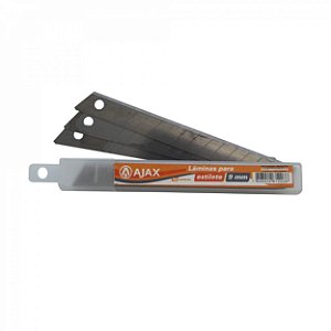 KIT LÂMINA P/ ESTILETE 9MM (PAC 10 UN)