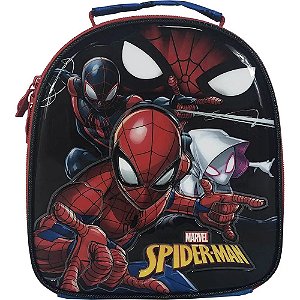 Lancheira Escolar Infantil Spider Man 9464 Homem Aranha