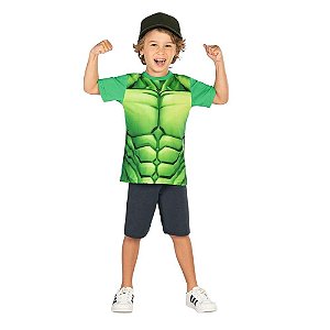 Conjunto infantil Vingadores Incrível Hulk Brandili 35240-VD