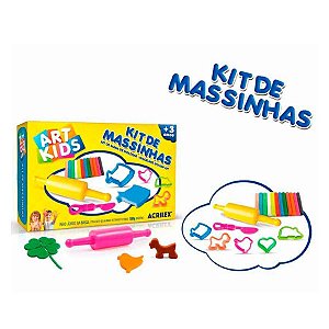 KIT DE MASSINHAS ART KIDS