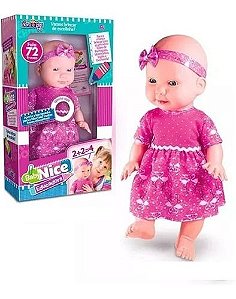BONECA BABY NICE EDUCADORA