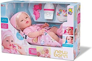 BONECA NEW BORN PREMIUM MENINA