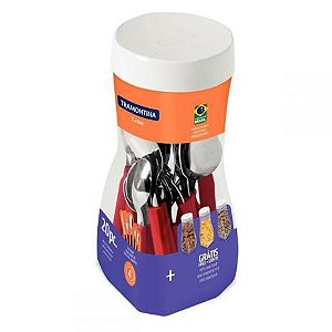 FAQUEIRO LEME 20 PEÇAS VERMELHO