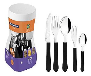 FAQUEIRO LEME 20 PEÇAS PRETO