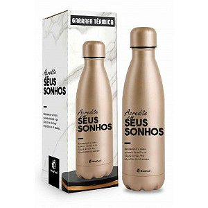 GARRAFA TÉRMICA 500ML - ACREDITE NOS SEUS SONHOS