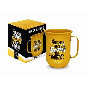CANECA DE ALUMINIO- A PARCERIA É FORTE