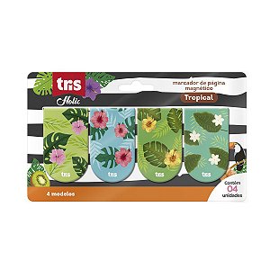 MARCADOR DE PÁGINA MAGNÉTICO TROPICAL TRIS