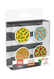 CLIPS MAGNÉTICO TROPICAL C/4 TRIS