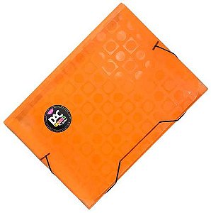 PASTA SANFONADA C/12 NEON LARANJA