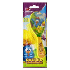 ESCOVA E PENTE GALINHA PINTADINHA