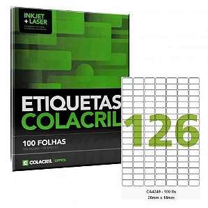 ETIQUETA CA4349 COLACRIL