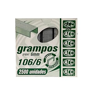 GRAMPO 106/6 GALVANIZADOS C/2500 ACC