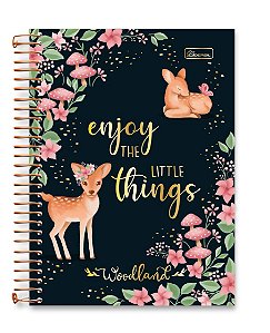 CADERNO UNIVERSITÁRIO 1X1 WOODLAND