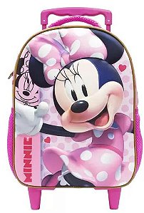 MOCHILA COM RODAS MINNIE 10570