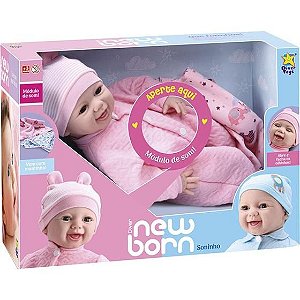 BONECA NEW BORN - BOM SONINHO 8065