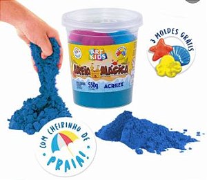 AREIA MÁGICA 550G AZUL