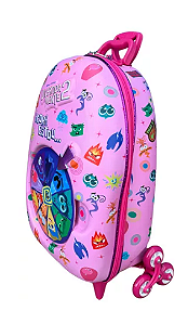 MOCHILA INFANTIL DIVERTIDAMENTE ROLETA AZUL/ROSA 3D