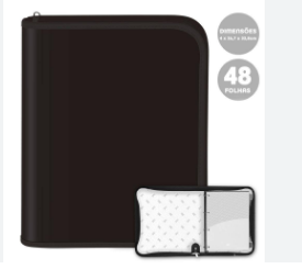 CADERNO ARGOLADO ALL BLACK
