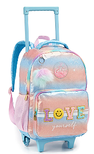 MOCHILA COM RODAS E ALÇA MR42044 LOVE