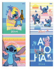 CADERNO 1/4 BROCHURA STITCH 80FL