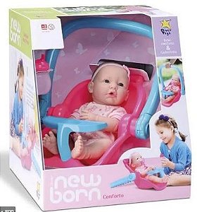 BONECA NEW BORN BEBÊ CONFORTO