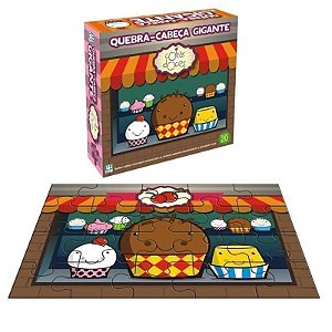 QUEBRA-CABEÇA GIGANTE COISAS DOCES