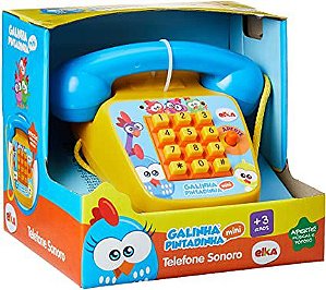 TELEFONE SONORO GALINHA PINTADINHA