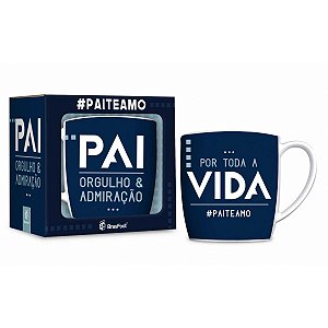 CANECA PORCELANA 360ML PAI ORGULHO E ADMIRAÇÃO