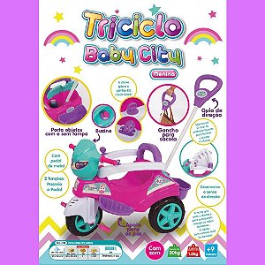 Triciclo Maral Baby City Magical - Magical