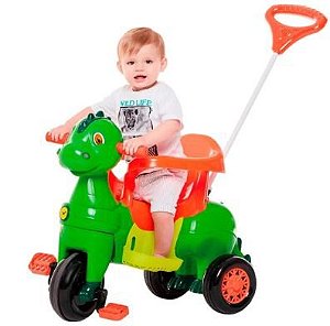 Triciclo Infantil Calesita Velocita - 2 em 1 - Pedal e Passeio com