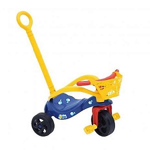 Triciclo Baby City Passeio Infantil Motoca Empurrador Pedal