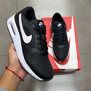 TÊNIS NIKE AIR MAX SC BLACK/WHITE (COMPLETO)