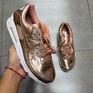 TÊNIS NIKE AIR MAX 90 METALLIC ROSE (SEM CAIXA)