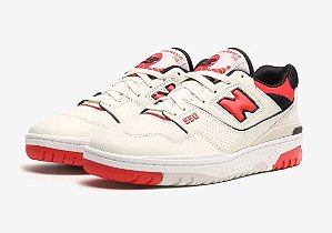 TÊNIS NB 550 SEA SALT WHITE RED (COMPLETO)