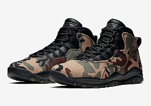 TÊNIS NIKE AIR JORDAN 10 "CAMO" (SEM CAIXA)