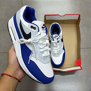 TÊNIS NIKE AIR MAX 1 DEEP ROYAL BLUE (CAIXA DANIFICADA)