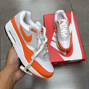 TÊNIS NIKE AIR MAX 1 SAFETY ORANGE (COMPLETO)