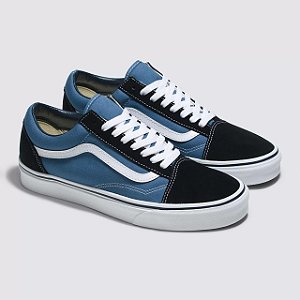 TÊNIS VANS OLD SKOOL NAVY (COMPLETO)