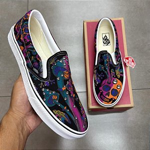 TÊNIS VANS SLIP ON TRIPPY DRIP BLACK (COMPLETO)