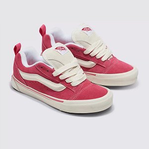 TÊNIS VANS KNU SKOOL SEASONAL HERO: PINK TRUE WHITE (COMPLETO)