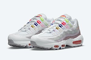 TÊNIS NIKE AIR MAX 95 "WHITE MULTI" ON THE WAY (COMPLETO)