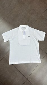 POLO LACOSTE SLIM/CLASSIC FIT BRANCA